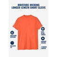 thumbnail image 5 of KingSize Men's Big & Tall No Sweat Longer-Length Short Sleeve Crewneck Tee, 5 of 6