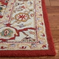 thumbnail image 3 of Safavieh Chelsea Quinlan Oriental Area Rug, Red/Ivory, 5'3" x 8'3", 3 of 11