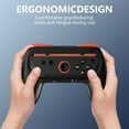 thumbnail image 6 of Joy Con Comfort Grips for Nintendo Switch 2 2025,Controller Game Accessories Handheld Joystick Remote Control Holder-2 Pack， (Black Orange & Black Blue), 6 of 7