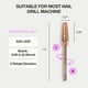 thumbnail image 3 of Broca para uñas para cutículas Curacoro 5 en 1 Nail Bit Pro XXC+XXF, 3 of 8