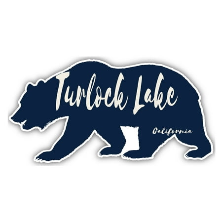 

Turlock Lake California Souvenir 3x1.5-Inch Fridge Magnet Bear Design