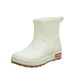 thumbnail image 4 of Botas de lluvia para mujer Botas de lluvia de pantorrilla baja impermeables para días lluviosos Lluvia versátil 235cmx17cm, 4 of 8
