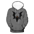 thumbnail image 5 of WXLWZYWL Funny Halloween Hoodies for Men Bat Design Shirt for Men with Pocket Drawstring Sweatshirt Hooded Costumes Pullover Tops Plus Size, 5 of 5