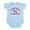 Sky Blue, variant on CafePress - Poodle Mommy Baby Light Bodysuit - Baby Light Bodysuit, Size Newborn - 24 Months