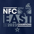 thumbnail image 4 of Men's Fanatics  Navy Dallas Cowboys 2023 NFC East Division Champions Conquer T-Shirt, 4 of 4