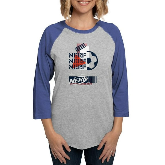 CafePress - Nerf Soccer Unstoppable Long Sleeve T Shirt - Womens Baseball Tee