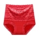 thumbnail image 5 of Ropa interior de cintura media para mujer de hoksml, bragas menstruales de satén con encaje, bragas de algodón elásticas sexys para moldear el período. Liquidación., 5 of 5