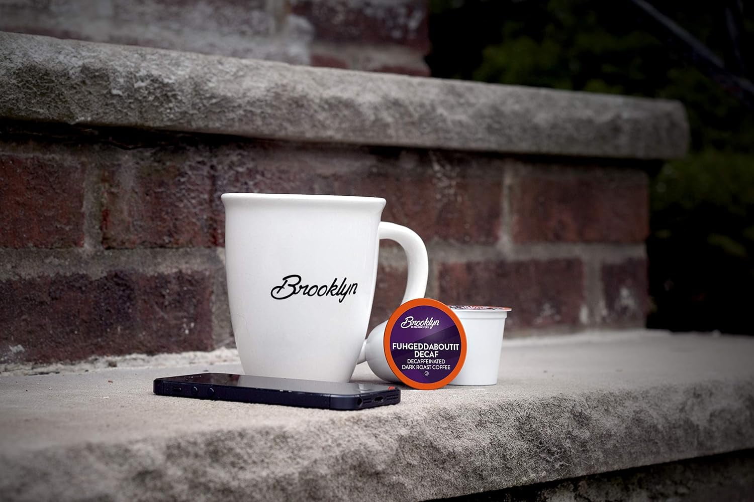 Brooklyn Bean Roastery Fuhgeddaboutit Decaf Coffee Pods for Single-Serve Coffee Brewers, 40-Pack