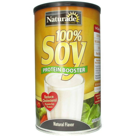 Naturade 100% de protéines de soja Booster saveur naturelle, 14,8 OZ