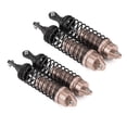 thumbnail image 2 of Amortiguadores delanteros y traseros de 2 pares de color titanio para Traxxas Slash 4x4 SLA014/SLA015 a escala 1/10, 2 of 8