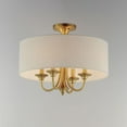 thumbnail image 5 of 10013OMNAB-Maxim Lighting-Bongo-Four Light Semi Flush Mount-18 Inches wide by 14.5 inches high-Natural Aged Brass Finish, 5 of 5