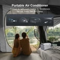 thumbnail image 2 of TEKAMON Portable Air Conditioner, 4400BTU 330W Power Camping Tent AC, 26lb Compact & Lightweight Fast Cooling Air Conditioner Dehumidifier for Car, Pets, Camp or Home Use, Silver White, 2 of 10