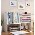 thumbnail image 1 of Expandable Wood Desktop Bookshelf Desktop Organizer Office Storage Rack Wood Display Shelf - Free Style Display True Natural Stand Shelf Rac, 1 of 7