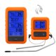 thumbnail image 1 of Termómetro De Cocina Remoto Inalámbrico Con Pantalla Táctil Con Retroiluminación De Sonda Dual Reloj Despertador Carne Para Barbacoa El Horno Es Adecuado Para Estufa De Humo Cocina Vogacara HA016745-00, 1 of 7