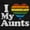 Black, variant on I Love My Aunts LGBTQ Gay Pride Womens Slim Fit Graphic Tee Brisco Brands S