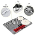 thumbnail image 3 of Yayeee Dish Drying Mat for Kitchen Counter 16"x18" Microfiber Absorbent Pad, Red Boat, 3 of 7