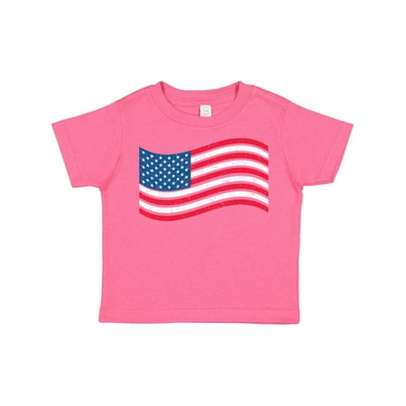 

Inktastic Grunge American Flag Gift Toddler Boy or Toddler Girl T-Shirt