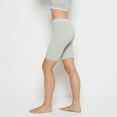 thumbnail image 2 of Seamless Bike Short in Heather Grey, 2 of 5