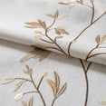thumbnail image 4 of XmhyTop-A Tablecloth for Dining Table Rustic Table Cover, Farmhouse Kitchen Table Cloth, Cotton Linen Fabric Small Rectangle Table Cloths for 8 to 10 Seats, Beige, Coffee Leaf, 55x102 Inch, 4 of 5