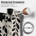 thumbnail image 2 of Outdoor Curtains for Patio Waterproof, Spring Botanical Outdoor Privacy Panels Grommet, Black Eucalyptus Butterfly Rustic Blackout Outside Curtains for Porch/Cabana/Pergola/Gazebo 54"x95", 1 Panel, 2 of 8