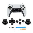 thumbnail image 1 of AARONMEI Premium Metal D-pad ABXY Buttons Replacement Kit for PS5 Controller, 1 of 2