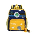 thumbnail image 2 of Bolsa Mochila para niños con estampado lindo de dinosaurio de dibujos animados para niños y niñas (amarillo) Ehuebsd Para estrenar, 2 of 9