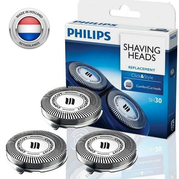 SH30 Razor Heads, Compatible with Philips 3000 Series, 3 PACK Shaving