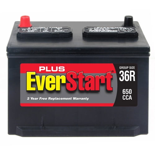 EverStart Plus Lead Acid Automotive Battery, Group Size 36R-3 (12 Volt ...