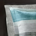 thumbnail image 2 of Madison Park Essentials Saben 9 Piece Comforter Set with Cotton Bed Sheets Aqua, 2 of 10