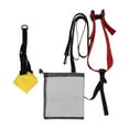 thumbnail image 4 of Entrenamiento de resistencia a la natación Conjunto de paracaídas de de natación ajustable con bolsa de almacenamiento Niños con amarillo, 4 of 8