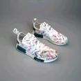 thumbnail image 2 of Men's Adi-das Watercolor Sneakers Size 9 LHG 029003 Canvas Multi Color, 2 of 6