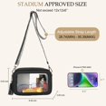 thumbnail image 2 of Bandolera transparente, aprobada por el estadio LOXOMU, impermeable, 2 of 5