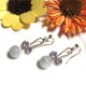 thumbnail image 4 of Pendientes colgantes de perlas simuladas blancas Sunnimix para boda 4 x 1.5 cm, 4 of 5