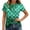 C-Dark Green532, variant on Short Sleeve T Shirts For Women Casual Scale Printed Loose Fit Crewneck Shirt Summer Beach Vacation Clothes Comfortable Tops
