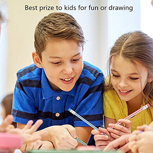 HuntDream Colorful Soft Flexible Bendy Pencils Magic Bend Writing Gift for Kids Children School Fun Equipment 20 Pieces 