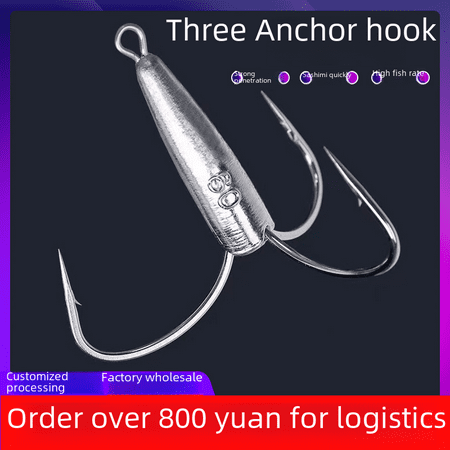 

Three Claw Hook Water Drop Anchor Hook with Drop Four Claw Hook with Lead Hook Hook with Barb Hook Without Barb Three Anchor Hook