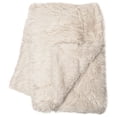 thumbnail image 5 of Chanasya Super Soft Shaggy Longfur Throw Blanket | Snuggly Fuzzy Faux Fur Lightweight Warm Elegant Cozy Plush Sherpa Fleece Microfiber Blanket | For Couch Bed Chair Photo Props - 60 "x 70" - Cream, 5 of 9