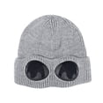 thumbnail image 5 of Brimless Hat With Goggles For Men And Women Winter Hat Neutral Solid Color Knitted Hat Ear Protection Beanie Caps, 5 of 10