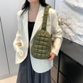 thumbnail image 3 of LHSHIDU Sling Bag Puffy Crossbody Purse for Women Fanny Pack Chest Bag Puffy Waist Bag, 3 of 6