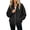 #01 Black 【Mix, Match & Rotate: Stock Up on Daily Colors】, variant on Women's Loose Fit Zip Up Sweatshirt Jacket With Pockets Solid Color Casual Soft Lightweight Versatile Daily Wear Weekend Outfits | CSEONE,Black L