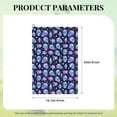 thumbnail image 4 of Naloa star Skull flower crystal Golf Towel Golf Gift for Men and Women Golf Towel with Carabiner Clip to Quickly Remove Mud, Dirt and Sweat, 4 of 8