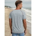 JWD Classic henley style Three button henley closure, Mens Henley Short ...