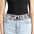 thumbnail image 5 of Buckle-Down Belt, Seatbelt Buckle Belt, Angry Bunnies Gray Pinks, 34 to 52 Inches, 5 of 9