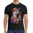 thumbnail image 4 of Men's Summer Graphic T-Shirt, Cotton Short Sleeve, Breathable Casual Tee with Creative Prints, 4 of 5
