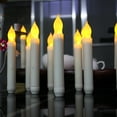 thumbnail image 4 of ZONHEBIN 6 LED Flameless Taper Candles for Wedding Pool Party, 4 of 6