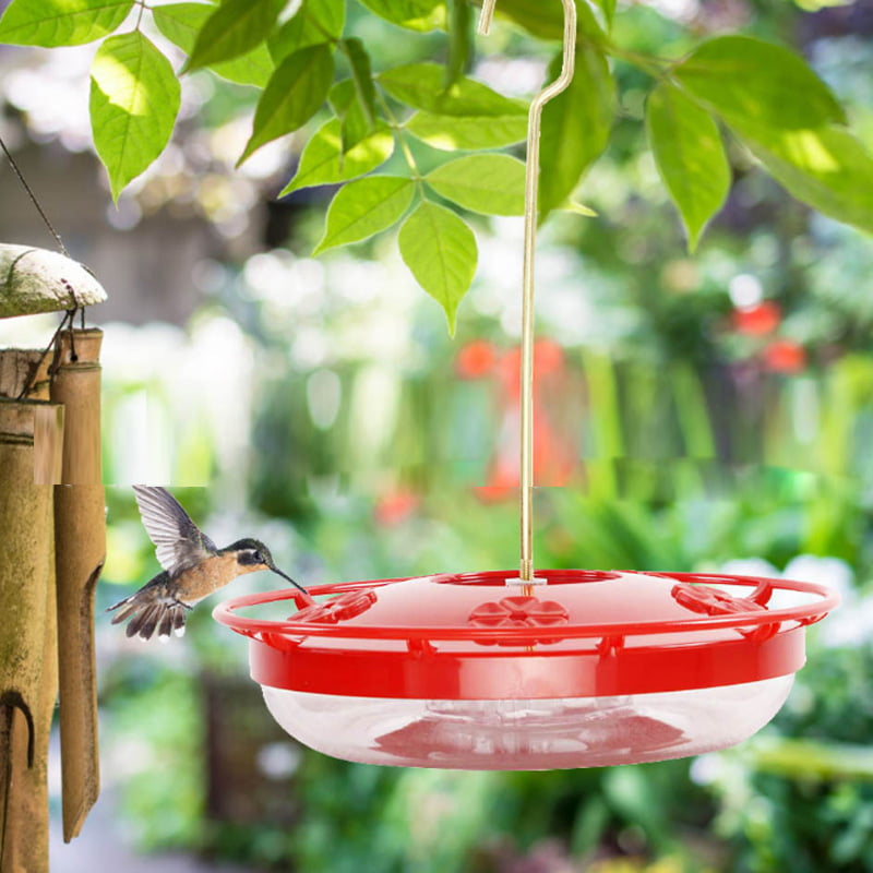 Hummingbird Feeder 1 Pack Hanging Garden Outdoor Patio Clear Bird Gift 