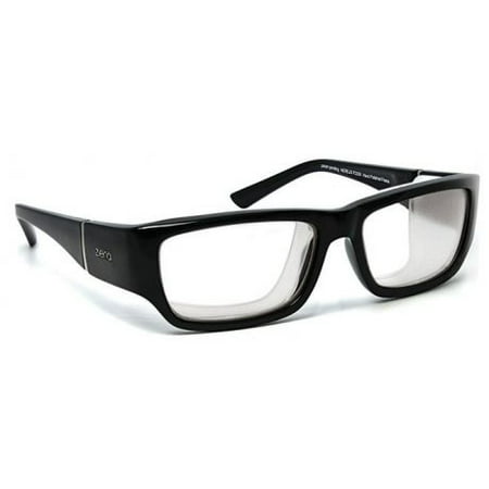 7 Eye Nereus/ SharpView Clear, Glossy Black Frame Unisex Sunglasses, S-M