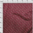 thumbnail image 3 of oneOone Velvet Maroon Fabric Cloud Quilting Supplies Print Sewing Fabric By The Yard 58 Inch Wide, 3 of 5