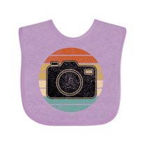 Inktastic Photographer Retro Sunset Camera Boys or Girls Baby Bib