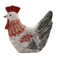 thumbnail image 1 of Sagebrook Home Coq en Bois de Manguier, Multi, 1 of 1